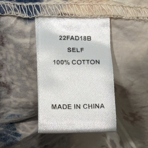 Hunter Bell Palmer Puffed Sleeve Misty Morning Midi Dress Size Small - Picture 5 of 10